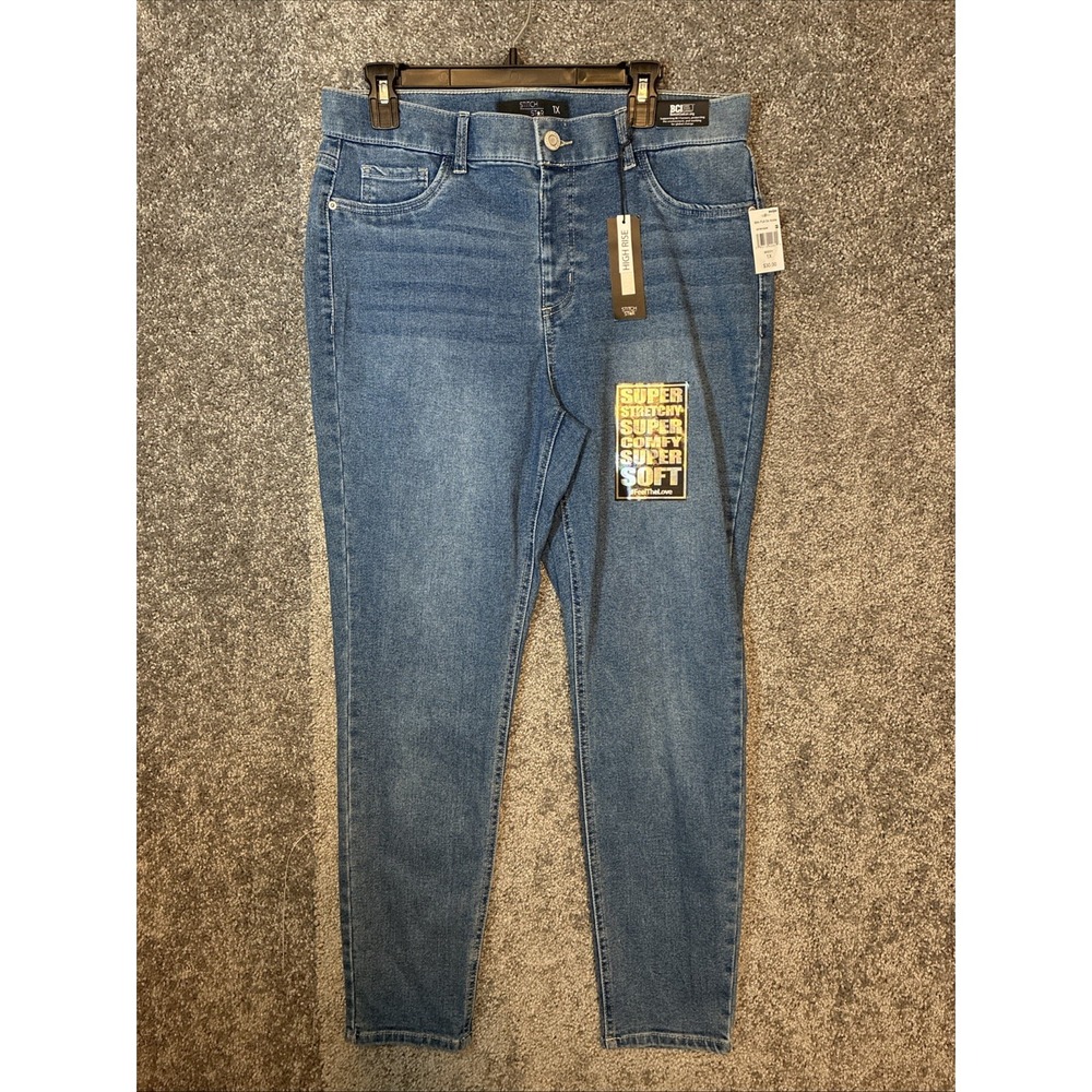 Star Stitch Women's Jeans Ankle Skinny High Rise Size 1x